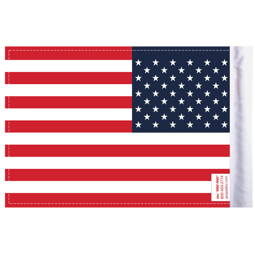 6"x9" Highway Flag:  United States of America (BACK)